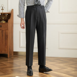 Quần Tây Vintage Ôm Body Cao Đỡ Co Dãn cho Nam