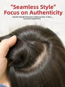 HHfashion | Cover White Hair Top Head Supplemental Hair Piece