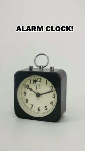 Ins Alarm Clock Metal Quartz Alarm Clock Gift Room Office Decor Metal Alarm Clock Bedside Clock Table Decoration