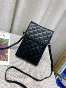 กระเป๋าคาดไหล่ผู้หญิงถัก กระเป๋าใส่โทรศัพท์มือถือแบบจับคู่ขนาดเล็ก ดีไซน์เรียบง่าย กระเป๋าสะพายข้างอเนกประสงค์สำหรับวัยรุ่น ปิดด้วยซิป