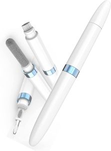 Earbuds Cleaning Pen 4 in 1 Multi-Function Air pod Cleaner Kit Soft Brush for Earphones Charging Box Accessories Computer Camera and Mobile Phone