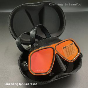 Mặt Nạ Lặn Apollo Pro Với Dây Đeo Bằng Cao Su Tổng Hợp - Kính Lặn Tự Do Có Thể Tháo Rời Bằng Kính Cường Lực Mạ Điện Nhiều Màu Sắc Dung Tích Nhỏ Dùng Cho Lặn Với Ống Thở Và Bơi Lội