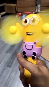 ( Mẫu Minions mới) Quạt cầm tay quạt bóp tay mini siêu đẹp