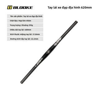 Ghi đông xe đạp địa hình dạng thẳng hợp kim nhôm 31.8mm