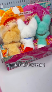 Original MINISO WAKUKU 2.0 Wow Kuku Rabbit & FoxFox Series Blind Box 名创优品WAKUKU哇库库毛毛潮趣系列盲盒手办摆件毛绒礼物