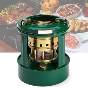 8 Wick Mini Oil Stove Portable Winter Heater Camping Cooker Backpacking Burner for Outdoor Adventure Emergency Survival Gear