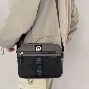Ready Stock!! WE POWER Fashion Men Sling Bag (M) Size Shoulder Bag Crossbody Bag Waterproof Nylon