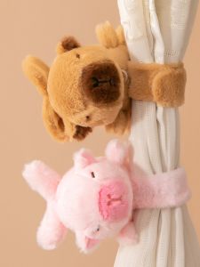 Creative Flying Capybara Plush Toy Pull out Wings Vibration Stress Relief Doll Pendant Flying Animal Soft Toy for Children