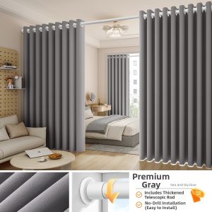 WEILAISHI | Easy Install Light Blocking Curtain