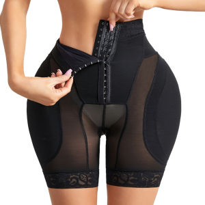 ผู้หญิง Shapewear กางเกงขาสั้นเอวสูง Butt Lifter สะโพก Pad กางเกงขาสั้นสะโพก Enhancer Body Shaper กางเกงขาสั้นเอวเทรนเนอร์ Tummy ควบคุมกางเกง