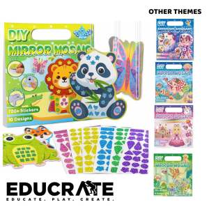 Ecu ratePH DIY Mirror Mosaic Sticker Kit – 120+ Glitter Stickers | Decoration keychain | dot sticker