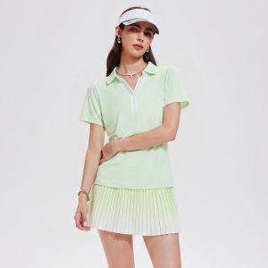 forquee | Quick Drying Polo Top with Pleated Skirt Set for Sports