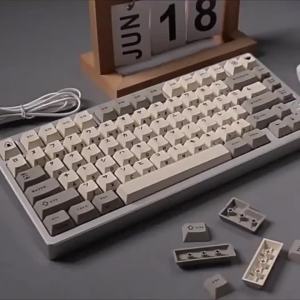 Retro Japanese Katakana Keycaps 142 Keys PBT Cherry Profile Dye Sublimation Keycaps Side Engraved For Mechanical Keyboard