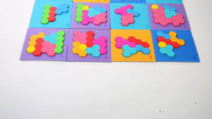 【SG Stock】Kids’ Educational 3D Puzzle – Versatile Wooden Building Blocks & Quick Match Puzzle Board for Early Learning and Brain Development