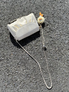 Cloud Dyeing Soft Folded Chain Crossbody Bag Womens Fashion Spring 2025 Versatile Shoulder Handbag PU Leather Magnetic Buckle