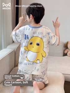 MiiOW | Cotton Cartoon Lightweight Childrens Sleepwear Set