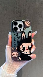 CL SS992 Case Labubu Iphone cute case for Iphone 7 8 7 PLUS 8 PLUS X XS XR 11 PRO 11 PRO MAX 12 PRO 12 PRO MAX 13 PRO 13 PRO MAX 14 PRO 14 PRO MAX 15 PRO 15 PRO MAX Aesthetic newest Case cartoon cute Black LaBuBu Premium Luxury