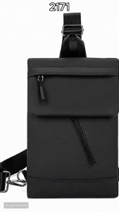 Architectural Sling Bag Matte Finish High Density Water Repellent Fashion Stylish Travel Convenient Men Smooth Zippers