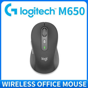 Logitech | Logitech M650L Large Size Silent Mouse Soft Contour Grip 24 Months Battery Life SmartWheel Scrolling for Productive Work PC