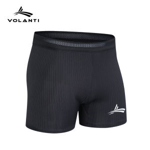 VOLANTI | Spiral Texture Compression Fitness Shorts for Marathon