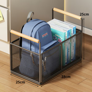 MENGBINFEN | Moveable Under-table Book Storage Shelf