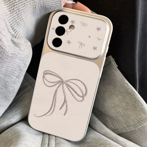 Leather Phone Case For Samsung S26 Ultra S25 Plus S24 FE A56 5G A17 A16 A15 A57 A55 A54 A53 A14 A37 A36 A35 A27 Bow Knot Cover
