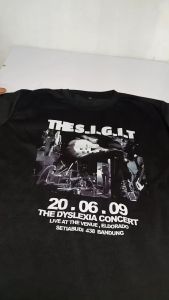 KurniaKaos T-Shirt Kaos Distro Musik Band THE SIGIT bahan 24s kaos murah