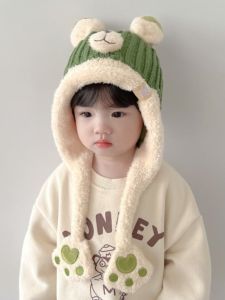 Mũ Len Trẻ Em Mũ Bảo Vệ Tai Cho Bé Trai Và Bé Gái Mũ Len Dệt Kim Ấm Áp Mùa Thu Đông Mũ Trẻ Em Thời Trang Hợp Thời Trang