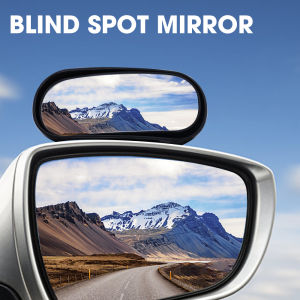 Universal Car Mirror 360° Adjustable Wide Angle Side Rear Mirrors blind Spot Snap Way for Parking Auxiliary Rear View Mirror