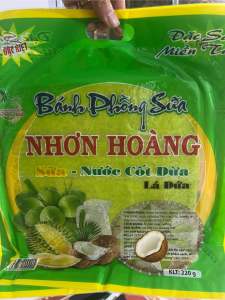 Bánh phồng sữa - nước cốt dừa Nhơn Hoàng (đặc sản Cái Bè Tiền Giang)