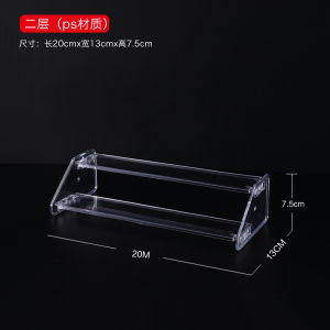 Blind Box Storage Display Stand Large Capacity Rectangular Acrylic Step Hand-Made Standee Lego Transparent Display Cabinet