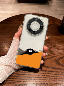 Cute Coal Ball Huawei Mate80Pro Phone Case Transparent Protective Soft Silicone Cover Simple Design Shockproof Compatible with Mate70