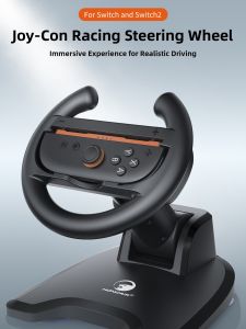 HONCAM | Racing Wheel with Base for Switch 1st & 2nd Gen Compatible with Mario Kart
