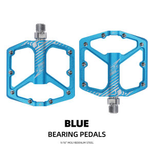 ENLEE | Enlee Aluminum Alloy Bicycle Pedals Suitable for Various Types of Road and Mountain Bikes with a Wide Tread Surface That Preve