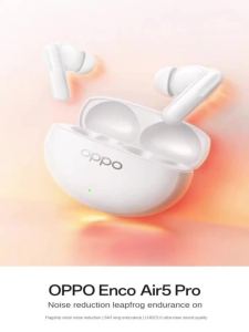OPPO | OPPO Enco Air5 pro Wireless Bluetooth Earphones In-Ear Long Range Noise Reduction Comfortable Wearing Dynamic Bass