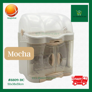 Dish Cabinet Big 2 Layer Dish Organiser Organizer Dish Rack Pinggan Pingganan Platuhan Plato Baso Florea XT Uniglobal 8809-DC