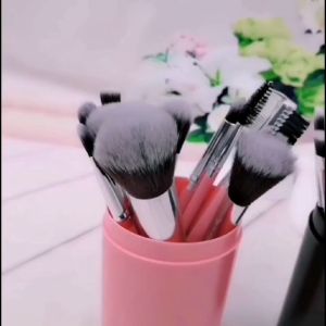 Niceface Kuas Alat Make Up Kosmeti Tabung 12 Pcs Brush 12 Set In Tube Pro Rias