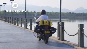 ROCKBROS Chống Thấm Nước Yên Xe Máy Túi 62L Dung Tích Lớn Xe Máy Túi Ngồi Ghế Sau Chống Mưa Tập Thể Thao Túi Đeo Vai Xe Máy Du Lịch