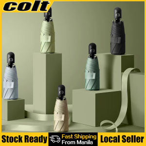 (COD+3 Days Delivery)Wind Resistant Fully-Automatic Umbrella Mini Women Pocket Small Umbrella Anti UV Paraguas Sun Umbrella Rain Windproof Light Folding Portable Umbrellas For Boy Girl