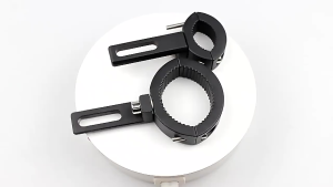 [2PCS] Motorcycle Mini Driving Light Bracket Clamp Aluminum Alloy Headlight Extension Mount Headlamp Holder 1 Pair