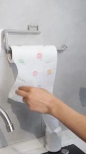 800 ชิ้น / ม้วนผ้าอ้อมผ้าเช็ดตัว / กระดาษม้วนห้องครัวที่ปราศจากน้ำมัน / ผ้าเช็ดทำความสะอาดเปียกและแห้ง / ผ้าเช็ดตัวดูดซับน้ำ / ผ้าเช็ดตัวครัวอเนกประสงค์