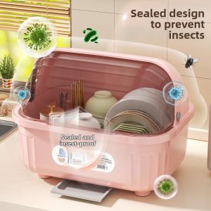Dustproof and Moistureproof Dishware Drainer