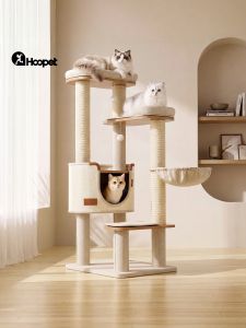 HOOPET | Durable Cat Climbing Frame Cat Scratching Post and Bed