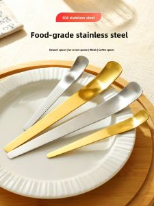 SHELI | Stainless Steel Spoon Set for Yogurt Cake Ice Cream Dessert and Coffee