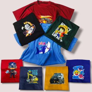 Kaos Anak Karakter Cewek Cowok 50Ribu dapat 4pcs