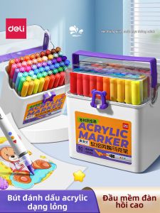 deli | Bộ Dụng Cụ Vẽ Bút Chì An Toàn Cho Trẻ Có Thể Rửa Bằng Nước Dành Cho Dự Án Trường Học Và Vẽ