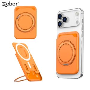 For Magsafe Wallet Card Holder Magnetic Bracket Case Ultrathin For iPhone 17 16Pro Max Strong Adsorption Magnet Slot Card Holder