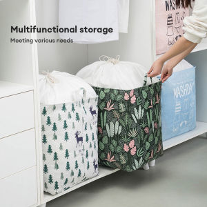 Laundry Basket /Extra Cloth Basket Cloths Storage Bag/Household Quilts Clothes Toy Storage Box Waterproof Laundry Storage Basket
