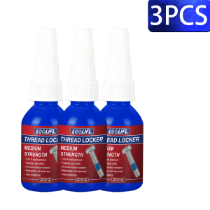 LOOLIFL | Threadlocker red 271 243 thread locking adhesive high strength suitable for maintenance of automotive mechanical bolts/nuts tool