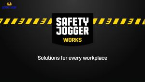 Safety Jogger ECOFITZ S1P Safety Shoes Low Cut Steel Toecap Puncture Resistant Slip Resistant Outsole Breathable Electrostatic Discharge (ESD) Black